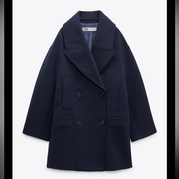 Zara Jackets & Coats Zara Wool Blend Coat Poshmark